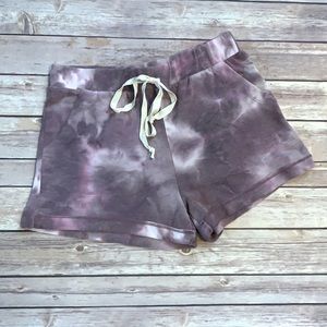 NWOT White Birch Tie Dye Purple Shorts